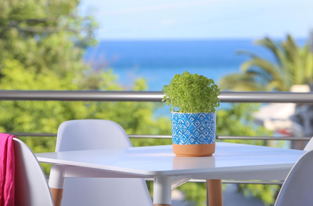 Golden Beachside terrace Chrisi Ammoudia Exterior foto