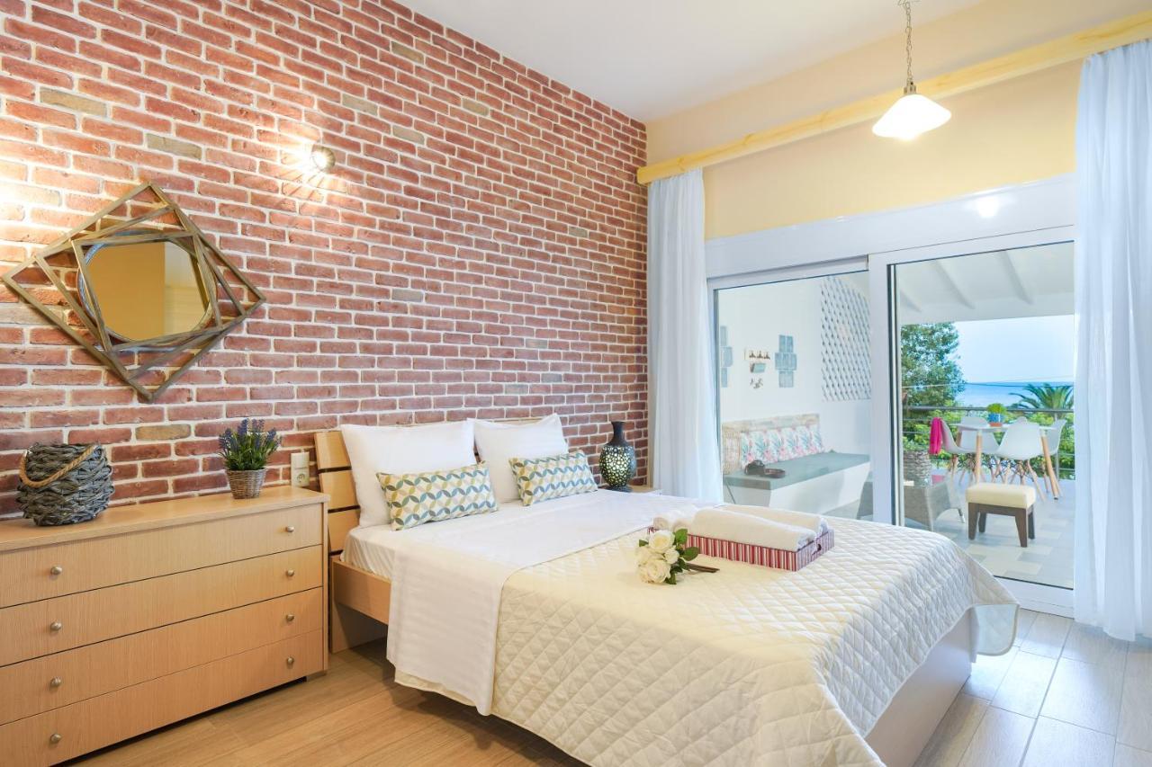 Golden Beachside terrace Chrisi Ammoudia Exterior foto