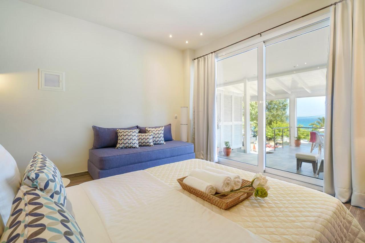 Golden Beachside terrace Chrisi Ammoudia Exterior foto