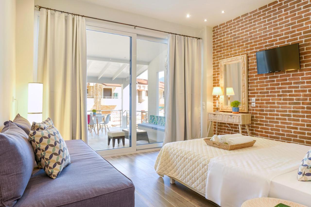 Golden Beachside terrace Chrisi Ammoudia Exterior foto