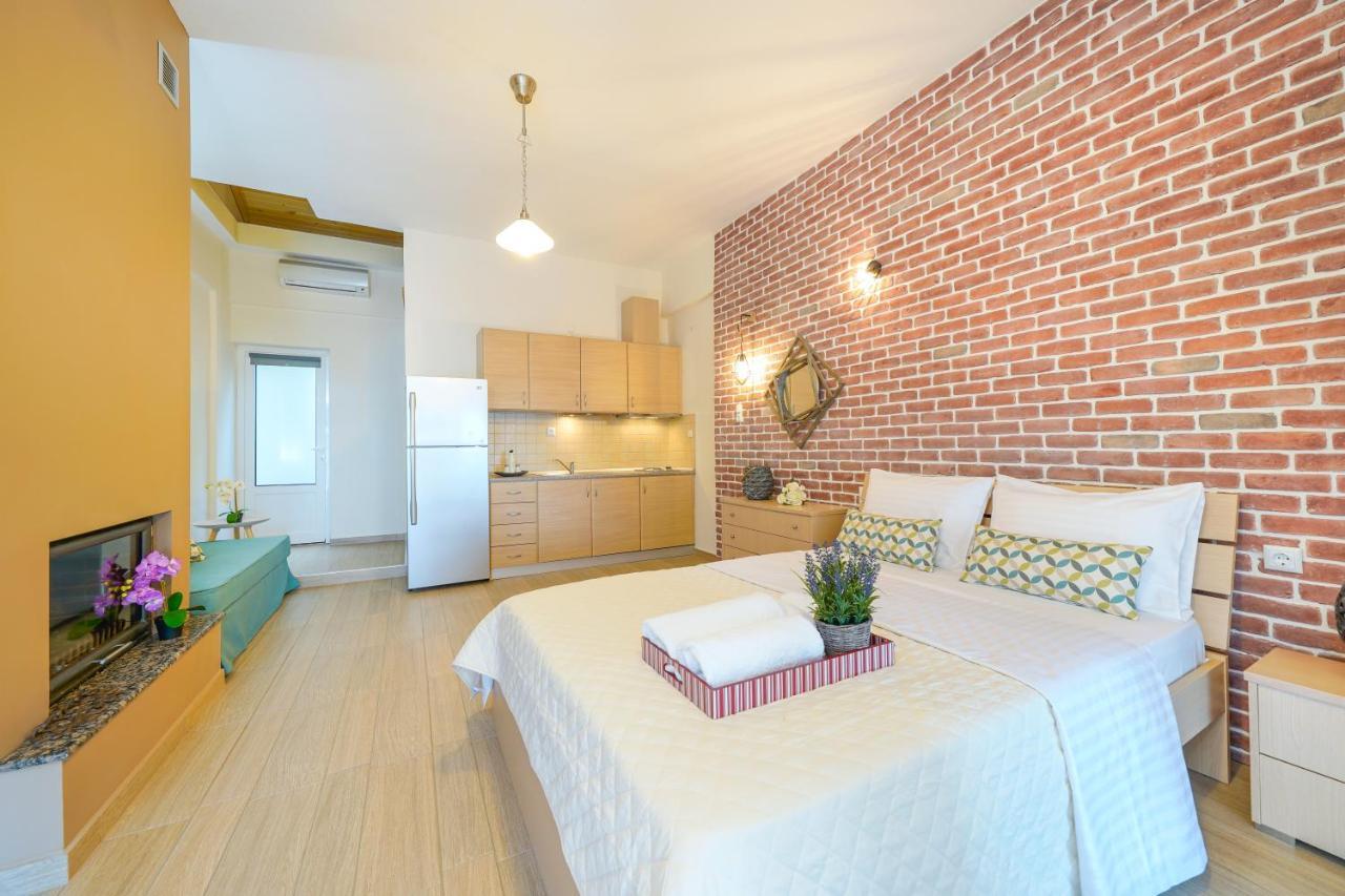 Golden Beachside terrace Chrisi Ammoudia Exterior foto