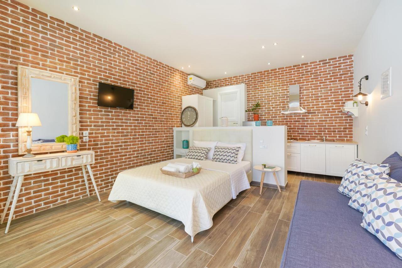 Golden Beachside terrace Chrisi Ammoudia Exterior foto